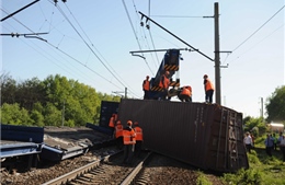 Nga: Tai nạn tàu hỏa đâm nhau nghi do bật đường ray